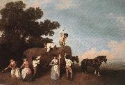 STUBBS, George Haymaking  t oil painting reproduction